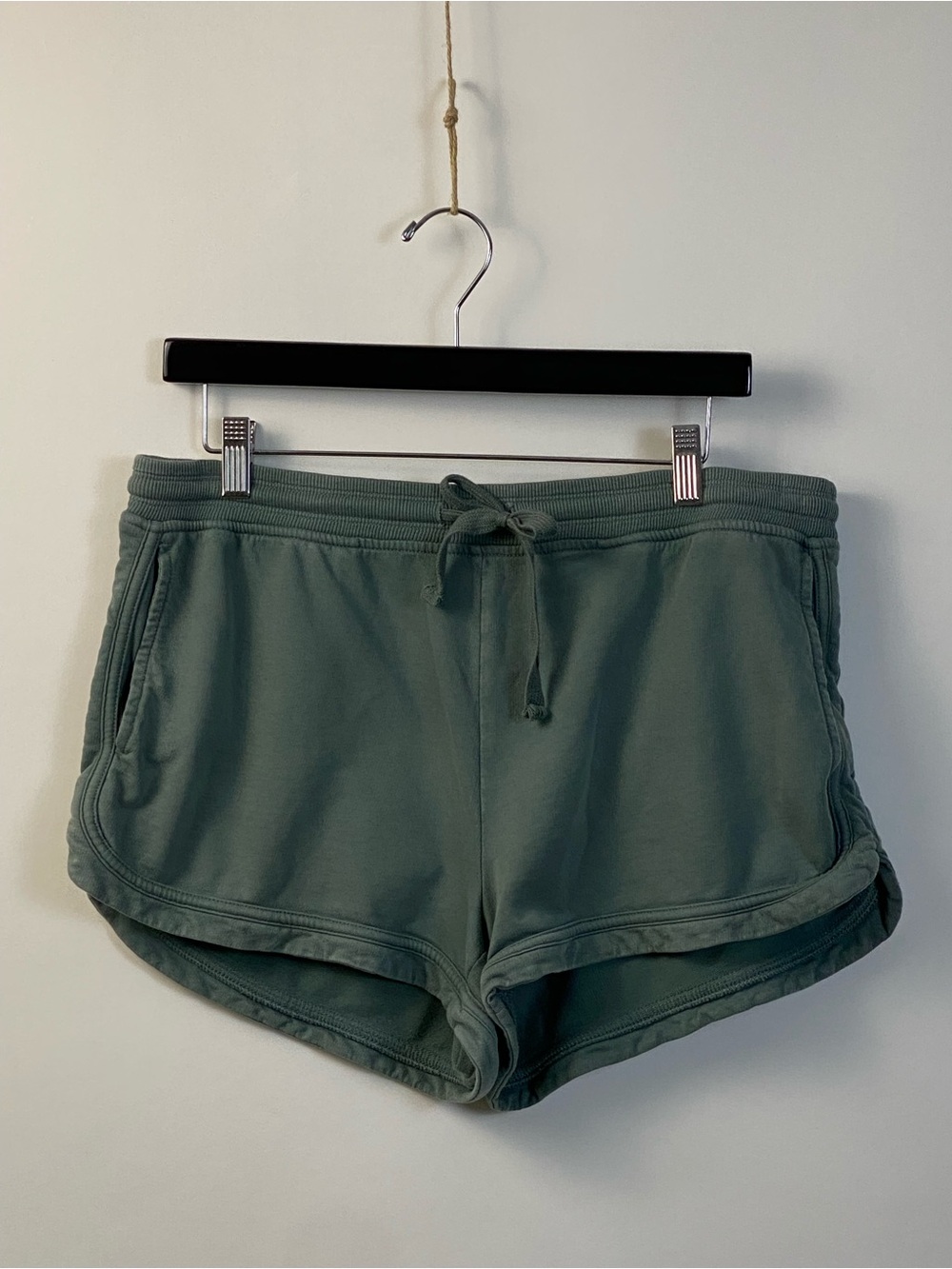 aerie Olive Green Drawstring Athletic Shorts